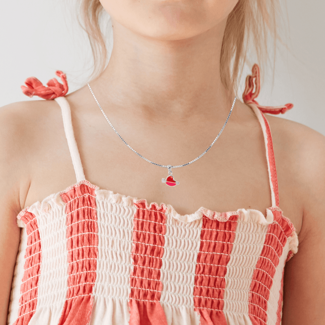 Ontique 925 Silver Heart & Arrow Shaped Pendant For Kids