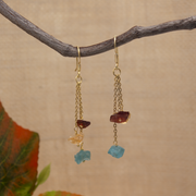 Unfinished Natural Stone Hook Earrings