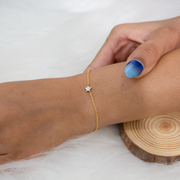 Elysia 18k Gold Plated Sterling Silver Bracelet