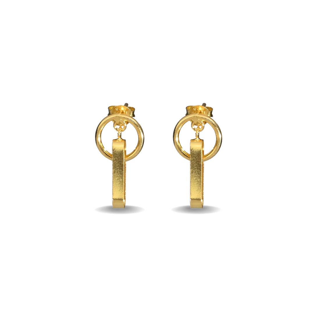 Golden Vogue Hoop Earrings For Women