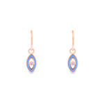Load image into Gallery viewer, Evil Eye 18K Gold Plated Sterling Silver Earrings
