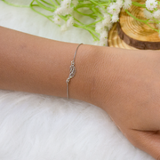 Feather 925 Sterling Silver Bracelet