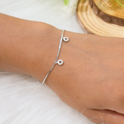 Grain charm 925 Sterling Silver Bracelet