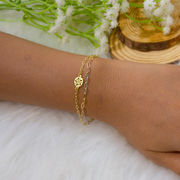 Rose Globe 925 Sterling Silver Bracelet