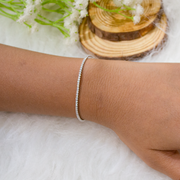 Vritta Loop 925 Sterling Silver Bracelet