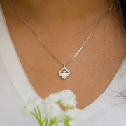 Kaia 925 Sterling Silver Chain Pendant Set