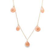 Liora Droplets 18K Gold Plated Sterling Silver Pendant Chain Necklace