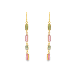 Load image into Gallery viewer, Unfinished Natural Stone Interlink Earrings
