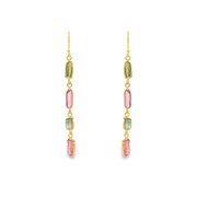 Unfinished Natural Stone Interlink Earrings