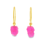 Load image into Gallery viewer, Unfinished Natural Stone Drop Earrings
