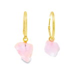 Load image into Gallery viewer, Unfinished Natural Stone Drop Earrings
