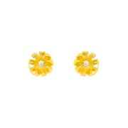 Jasmine 1 micron gold plated silver earrings