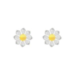 Load image into Gallery viewer, Sunflower 1 micron gold plated silver earrings
