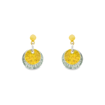 Load image into Gallery viewer, Moonlight 1 micron gold plated silver earrings
