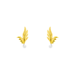 Load image into Gallery viewer, Bluebell 1 micron gold plated silver earrings
