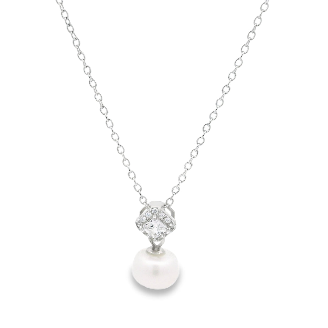 Mystic Pearl Sterling Silver Pendant Chain