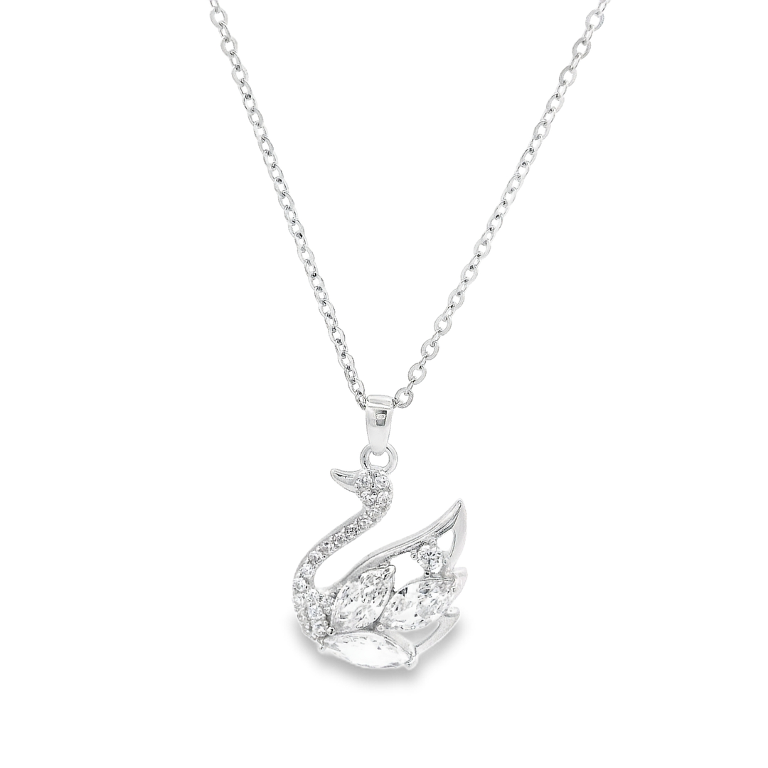 Silver Swan Sterling Silver Pendant Chain