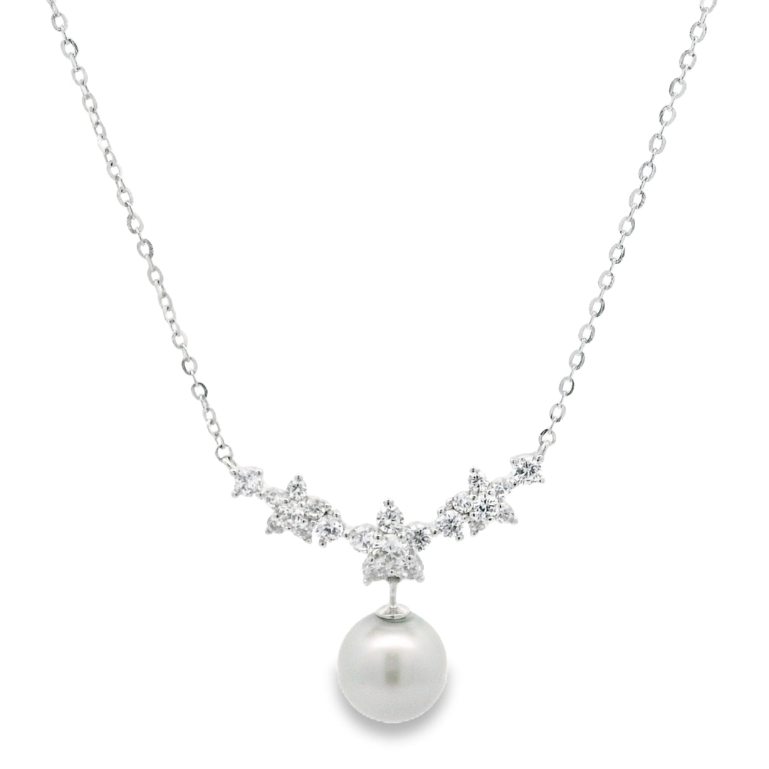 Aurora Pearl Sterling Silver Pendant Chain