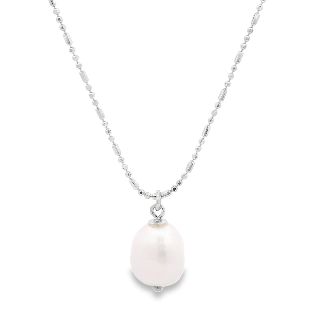 Mystic Pearl Sterling Silver Pendant Chain