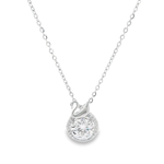 Load image into Gallery viewer, Crystal Swan Sterling Silver Pendant Chain
