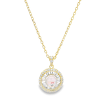 Load image into Gallery viewer, Pearl Radiance Golden Sterling Silver Pendant Chain
