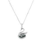 Load image into Gallery viewer, Serene Swan Sterling Silver Pendant Chain
