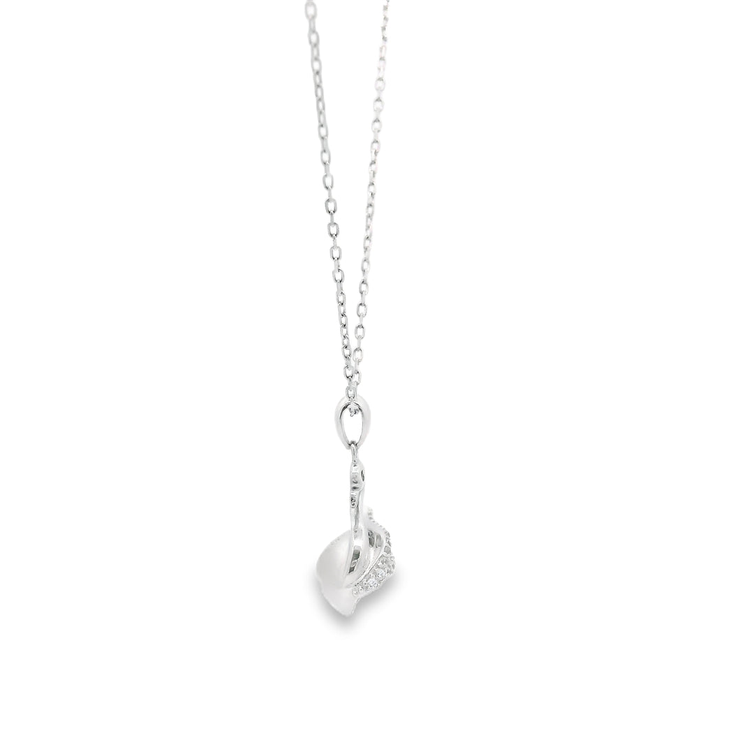 Serene Swan Sterling Silver Pendant Chain