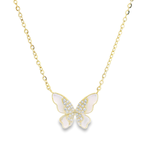 Load image into Gallery viewer, Butterfly Golden Sterling Silver Pendant Chain
