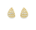 Load image into Gallery viewer, Frosty Gold Silver earrings
