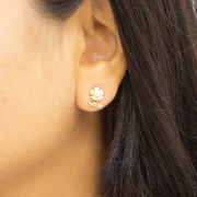 Daffodil Touch 925 sterling silver earrings