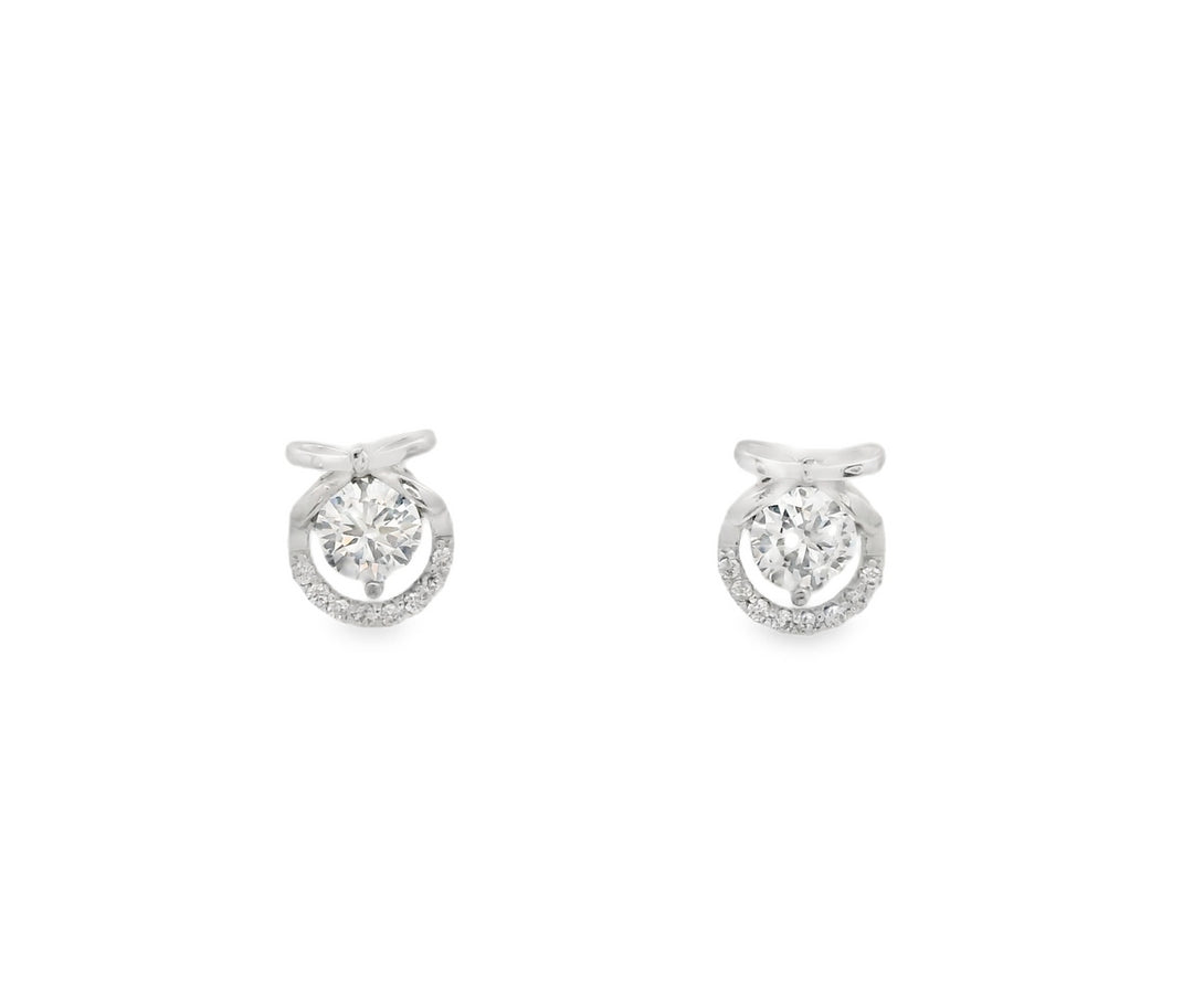 Imperial Silver stud earrings