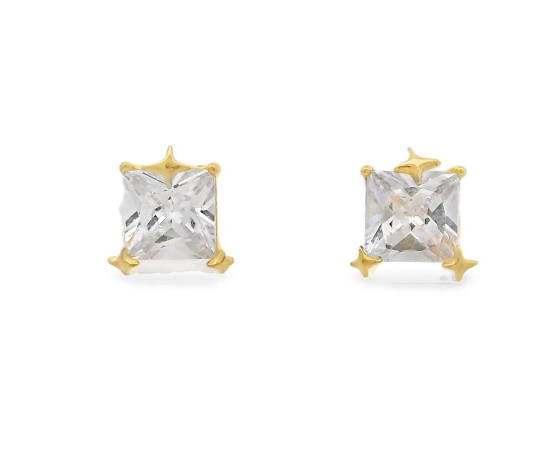 Mystical Silver stud earrings