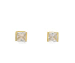 Load image into Gallery viewer, Cosmic Silver stud earrings
