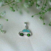 Ontique 925 Silver Crown Shaped Pendant For Women