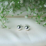 Load image into Gallery viewer, Ontique 925 Silver Globe Studs Earrings For Women
