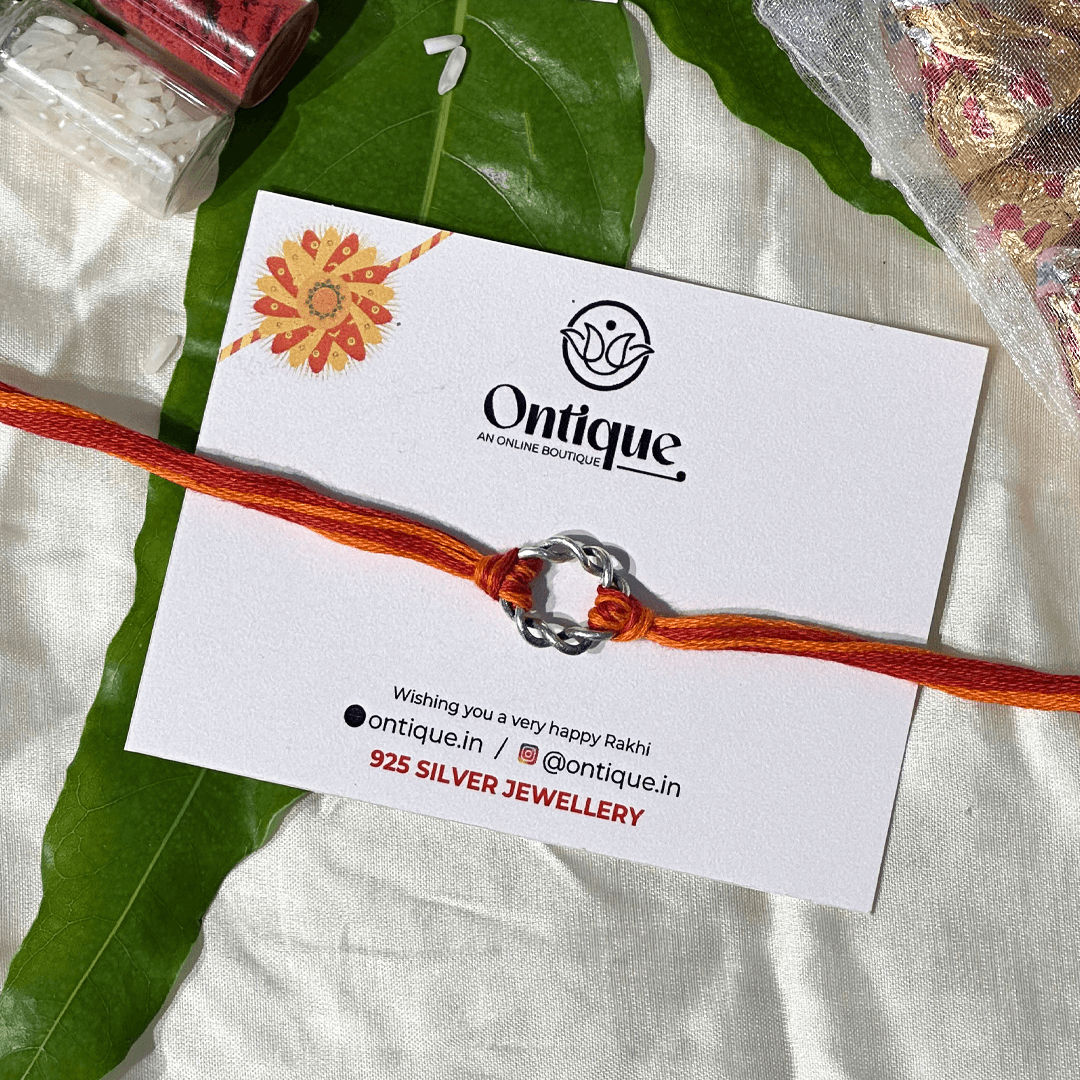 Silver Ring Rakhi