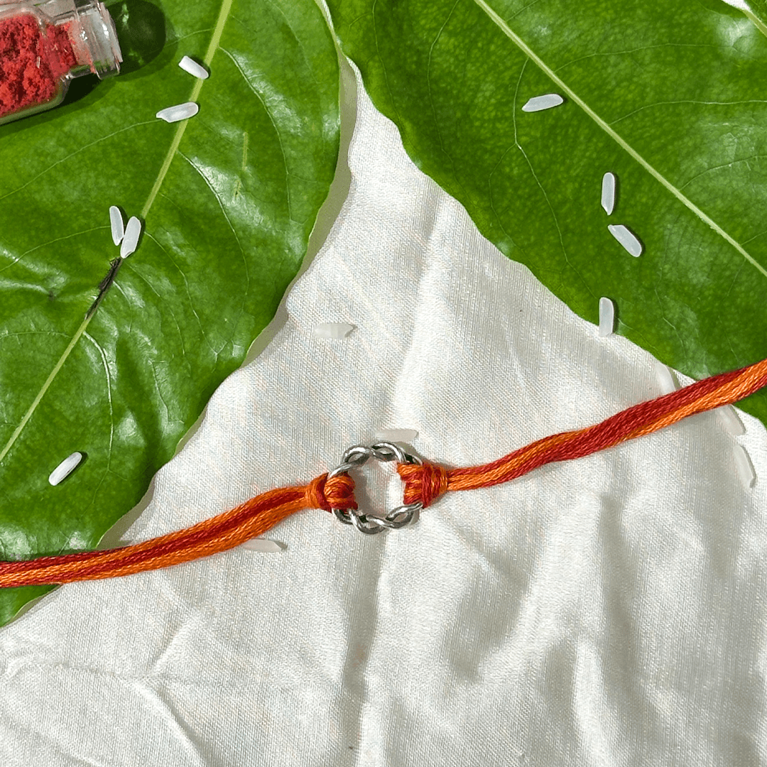 Silver Ring Rakhi