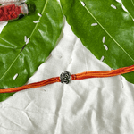 Load image into Gallery viewer, Silver Rose Flower Rakhi
