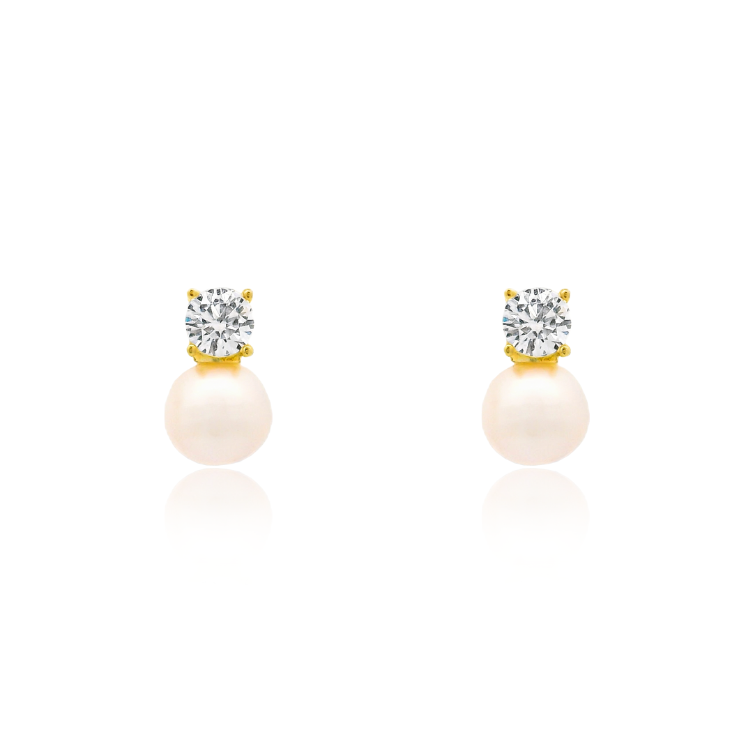 Stardust Silver stud earrings