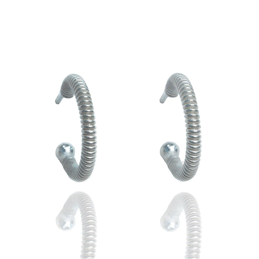 Loop Silver Hoop Earrings