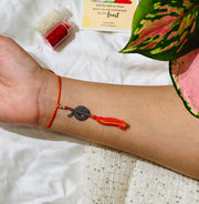 Silver Krishna Bansuri Lumba Rakhi