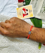 Load image into Gallery viewer, Silver Lotus Rakhi
