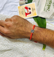 Silver Daffodil Rakhi