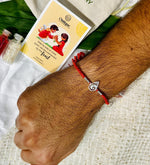 Load image into Gallery viewer, Silver Ganesh Rakhi
