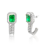 Load image into Gallery viewer, american-diamond-cluster-earring
