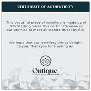 Silver Rose Flower Rakhi