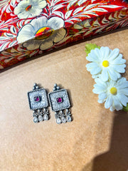 brahmi-oxidised-silver-earrings