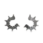 Load image into Gallery viewer, chaitra-oxidised-silver-earrings
