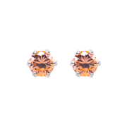 ontique-925-silver-apricot-orange-studs-earrings-for-women