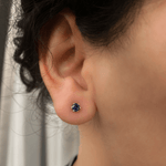 Load image into Gallery viewer, ontique-925-silver-ocean-blue-studs-earrings-for-women
